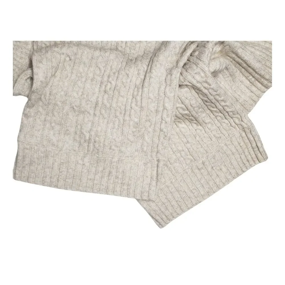 Marc New York 3X Oatmeal Cable Knit Sweater NWT Cozycore Soft Neutral Hygge